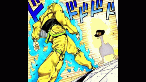 Dio And The Approaching Duck GIF