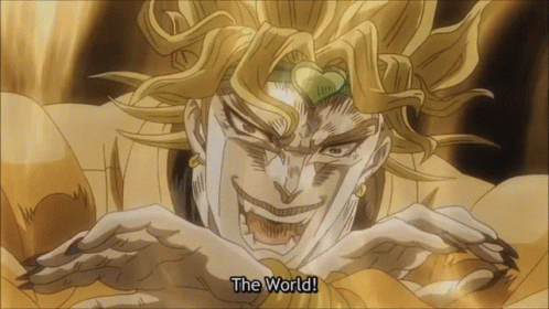 Dio Brando The World GIF