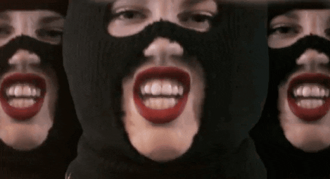 Diplo Wearing Ski Mask Shouting GIF