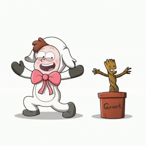 Dipper Pines And Groot GIF