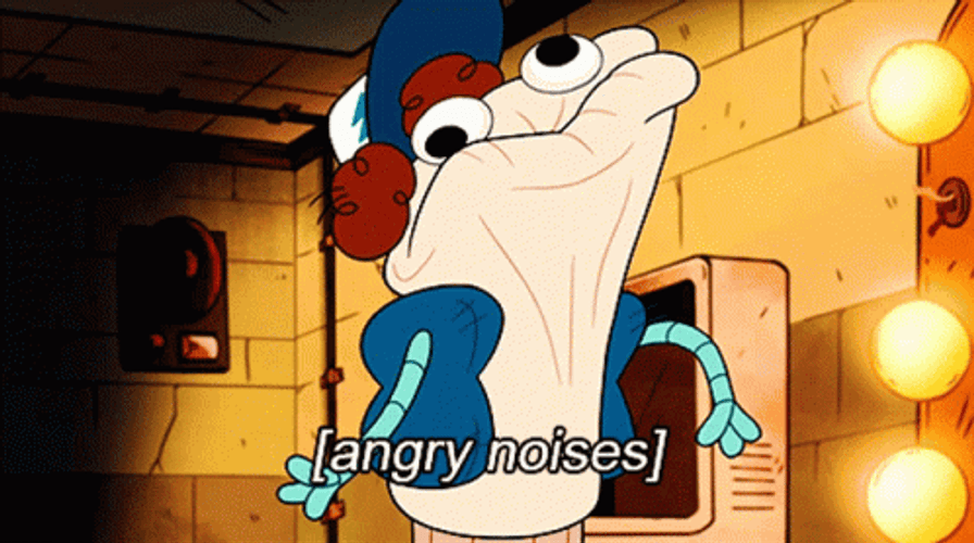 Dipper Pines Doing Angry Noises In Gravity Falls GIF