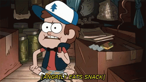 Dipper Pines Eating GIF