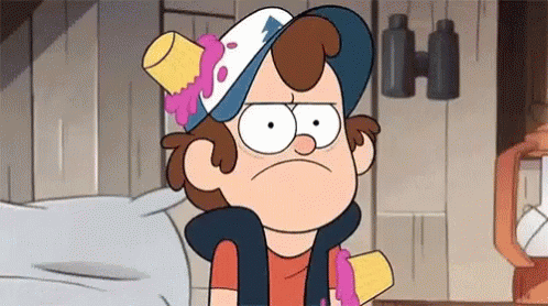 Dipper Pines Getting Attacked GIF