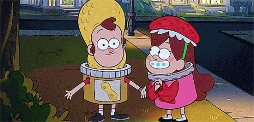 Dipper Pines Getting Hugged GIF