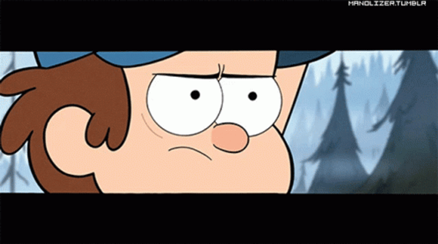 Dipper Pines In Gravity Falls Got Angry GIF