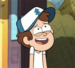 Dipper Pines Laughing For Too Long GIF