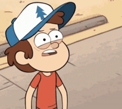 Dipper Pines Signalling To Stop GIF