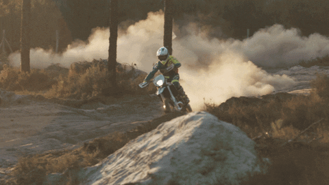 Dirt Bike Off Road Motorcycle Race GIF