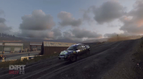 Dirt Rally 2.0 Hand Break Drift Subaru Impreza GIF