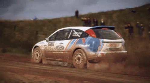 Dirt Rally Fast Drive Skoda Car Colin Mcrae GIF