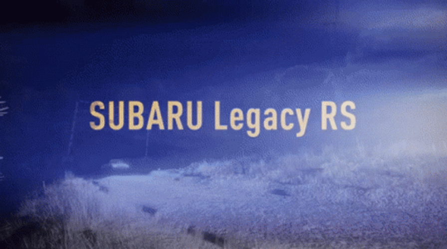 Dirt Rally Subaru Legacy Rs Car Drift GIF