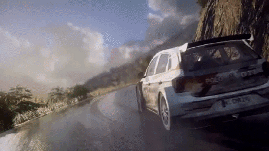 Dirt Rally Volkswagen Ford Racing Drifting GIF