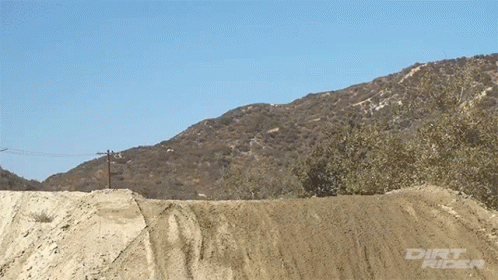 Dirt Rider Doing Trick GIF