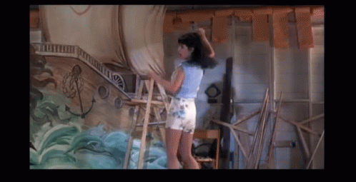 Dirty Dancing Jane Brucker Kneel GIF