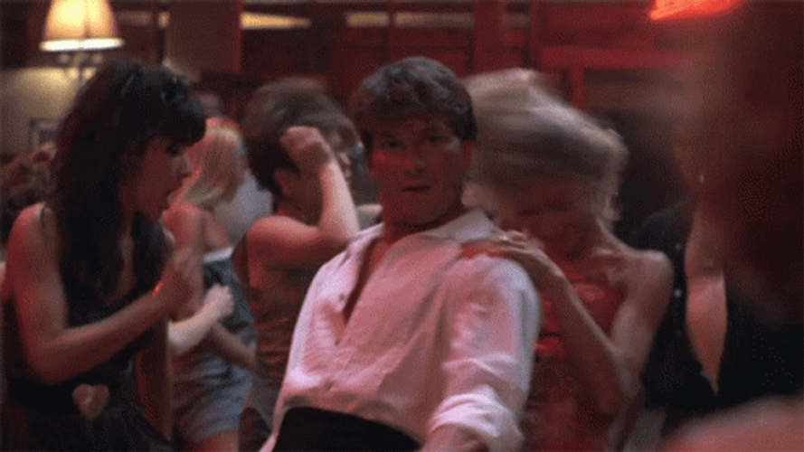 Dirty Dancing Johnny Castle Hip Thrust GIF
