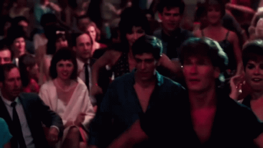 Dirty Dancing Thrilled Jennifer Grey GIF