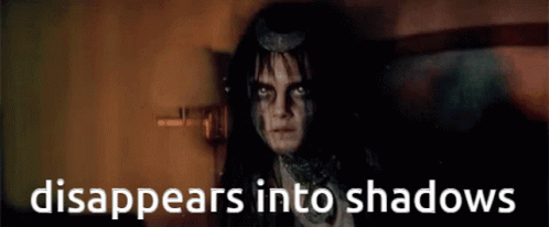 Disappear Into Shadows Meme GIF