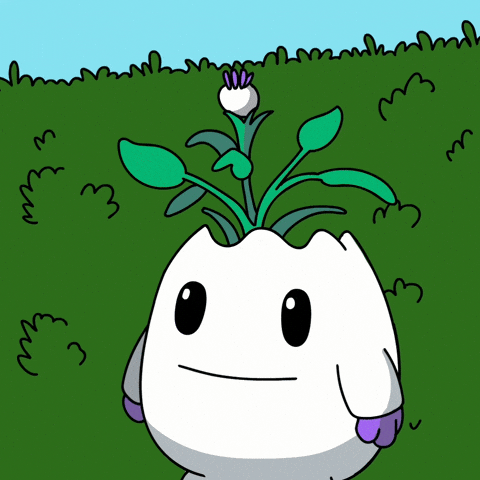 Disappearing Meme Magic Eden Hiding In Garden GIF