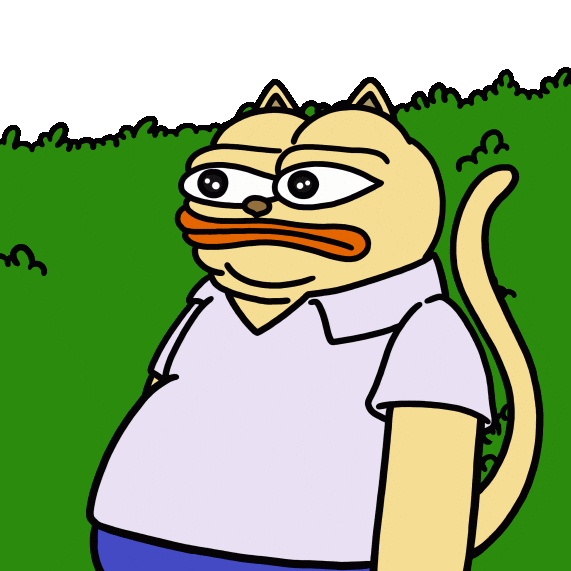 Disappearing Meme Moonie Hiding In Plants GIF