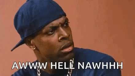 Disappointed Chris Tucker Oh Hell No GIF