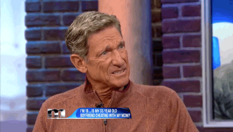 Disappointed Face Maury GIF