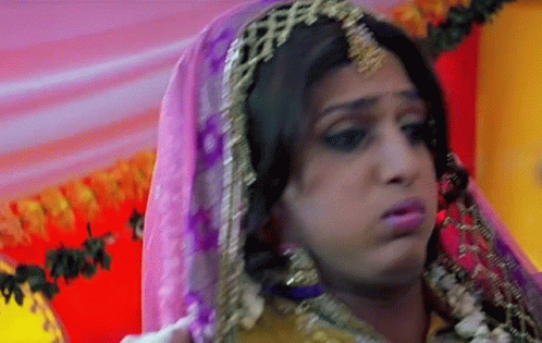Disappointed Indian Bride GIF