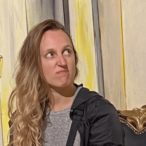 Disappointed Lady Laser Eyes GIF