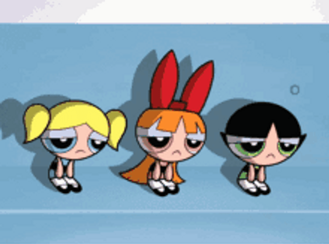 Disappointed Powerpuff Girls Mmmm Blossom Bubbles Buttercup GIF