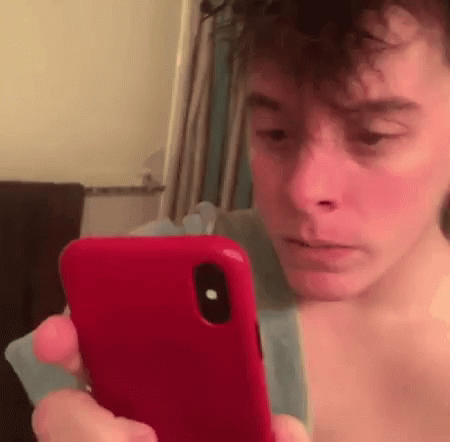 Disappointment Face Reading Text GIF