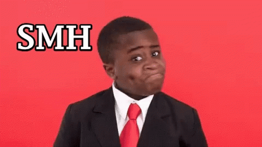 Disapproval Shake My Head By Little Kid GIF