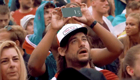 Disbelief Stunned Fan Concert GIF