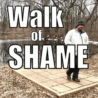 Disc Golfing Walk Of Shame GIF