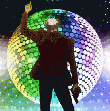 Oruga Disco Ball Dance GIF