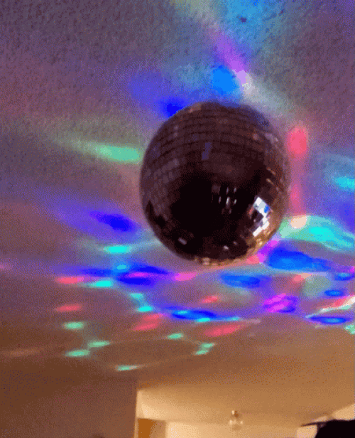 Disco Ball Cheers Party GIF GIFDB