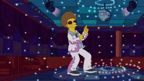 Disco Stu Dancing Disco Ball GIF