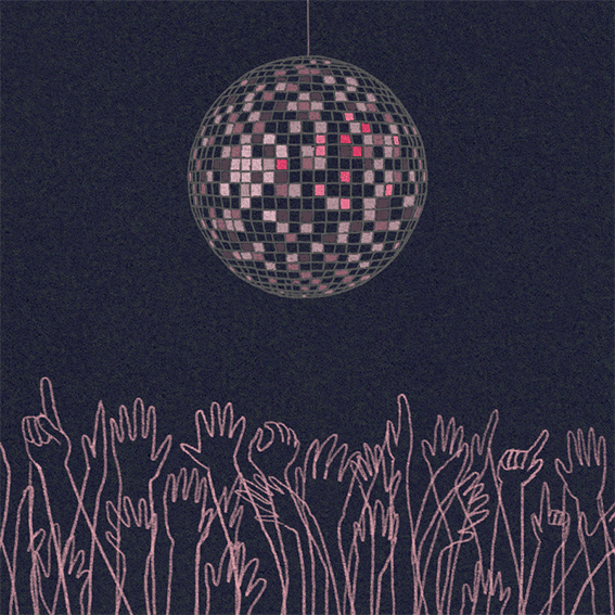 Disco Ball Animation Dance Party GIF