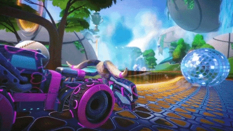 Disco Ball In Golf Course GIF