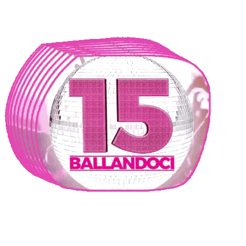 Disco Ball with Number 15