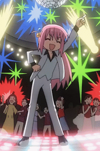 Disco Dance Bocchi The Rock GIF