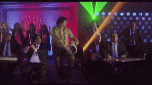 Disco Dance Fat Guy Shaking Body GIF