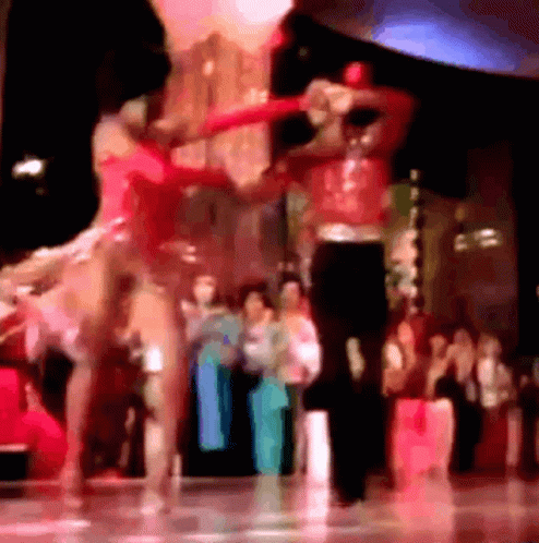 Disco Dancing Ballroom Crowd Clapping GIF