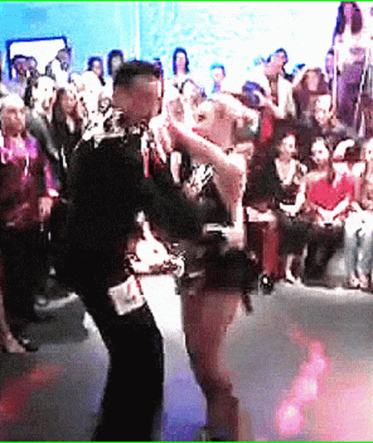Disco Dancing Ballroom Skirt Twirl GIF