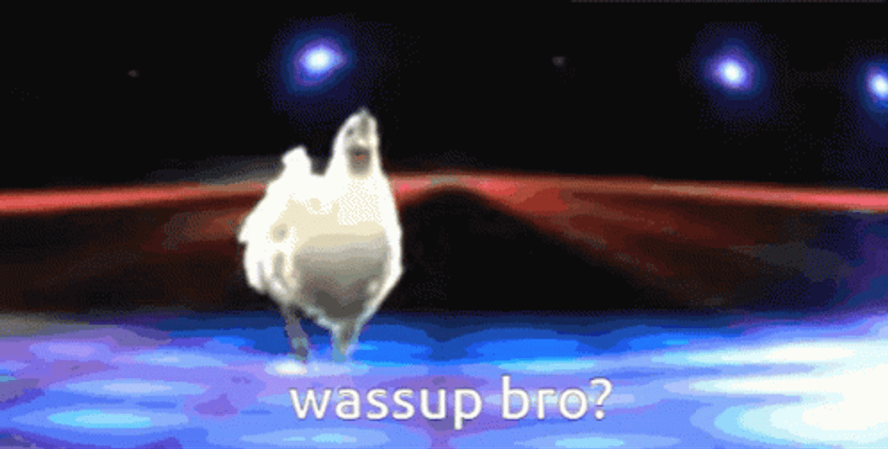Disco Dancing Chicken Wazzup Bro GIF