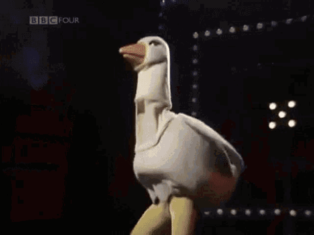 Disco Dancing Girls Duck Moves GIF