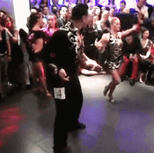 Disco Dancing Partner Ballroom Dance GIF