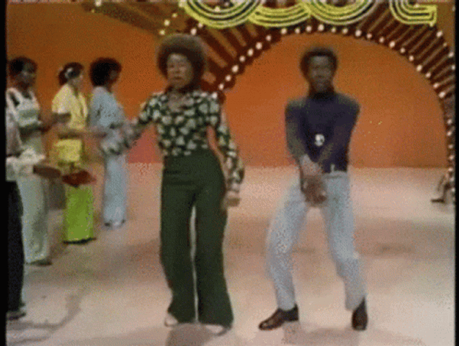 Disco Dancing Show Soul Train Walk GIF