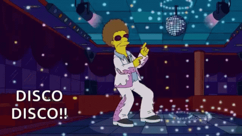 Disco Dancing The Simpson Disco Stu GIF
