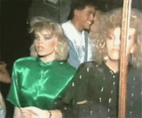 Disco Dancing Two Serious Ladies GIF
