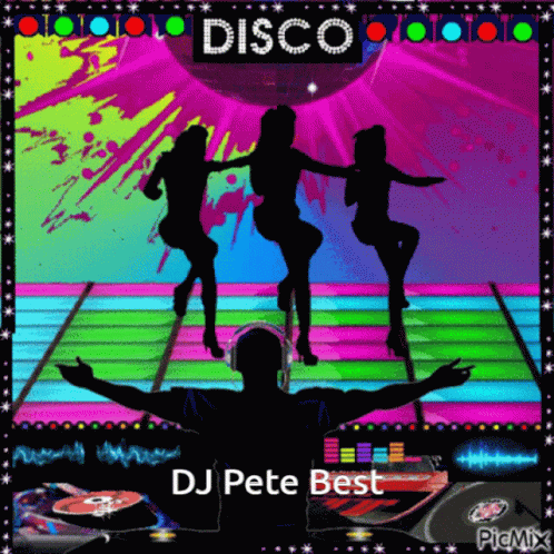 Disco Party Poster with DJ Pete Best