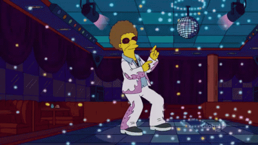 Disco Stu Dancing Disco Ball GIF